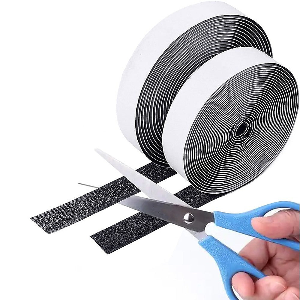 1m Self Adhesive Hook and Loop Fastener Tape - Image 4