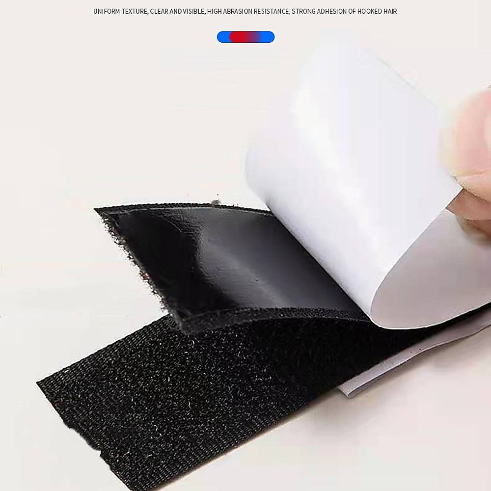 1m Self Adhesive Hook and Loop Fastener Tape - Image 9