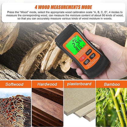 Moisture Meter Wood Masonry Wall & Other Materials Damp Meter Detector - Image 7