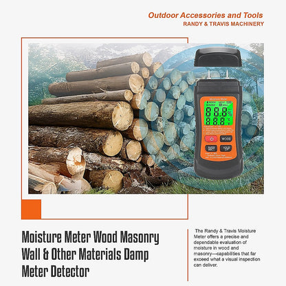 Moisture Meter Wood Masonry Wall & Other Materials Damp Meter Detector - Image 9
