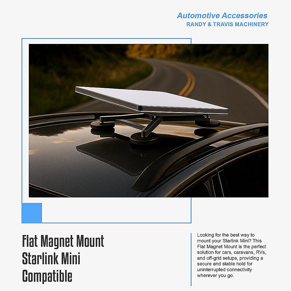 Flat Magnet Mount Starlink Mini Compatible - Image 9