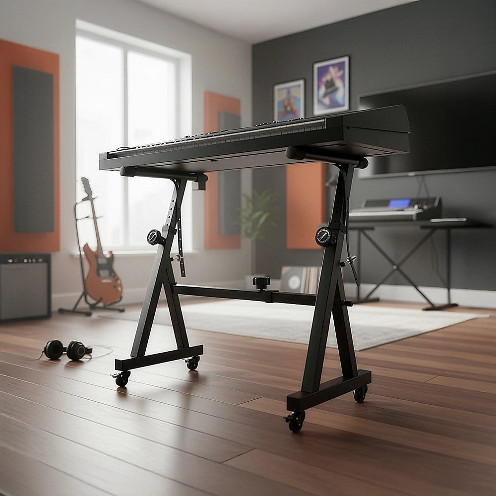 Z-Style Keyboard Stand – Heavy Duty Adjustable Piano Stand for Digital Keyboards & Portable Use - Image 4