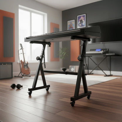 Z-Style Keyboard Stand – Heavy Duty Adjustable Piano Stand for Digital Keyboards & Portable Use - Image 4
