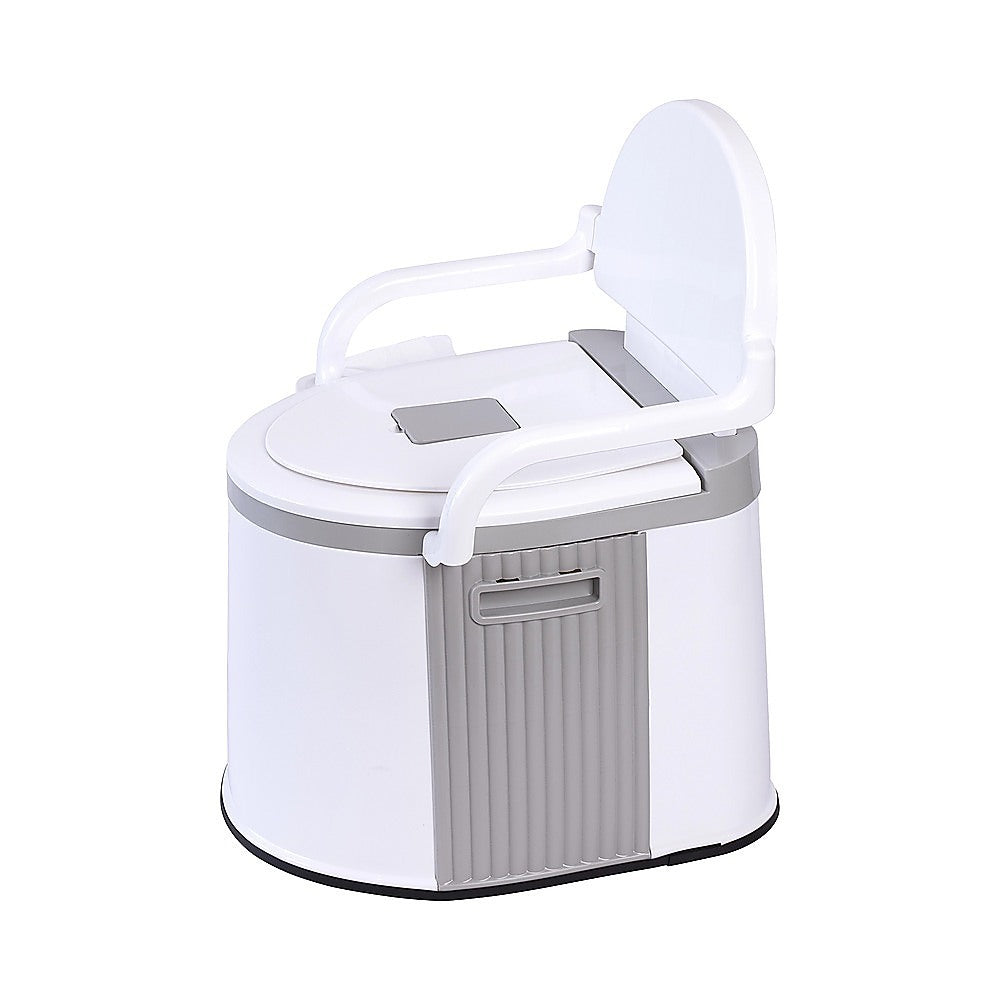 19L Camping Portable Toilet – Outdoor & Indoor Travel Commode Potty with Built-In Tissue Box - Image 6
