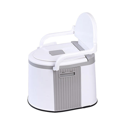 19L Camping Portable Toilet – Outdoor & Indoor Travel Commode Potty with Built-In Tissue Box - Image 6