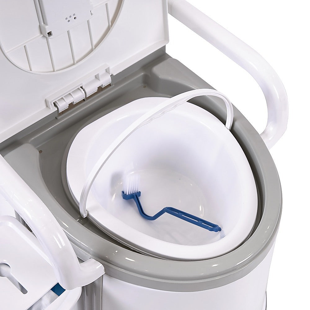 19L Camping Portable Toilet – Outdoor & Indoor Travel Commode Potty with Built-In Tissue Box - Image 8