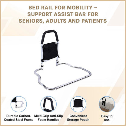 Bed Rail for Mobility – Support Assist Bar for Seniors, Adults and Patients - Image 3