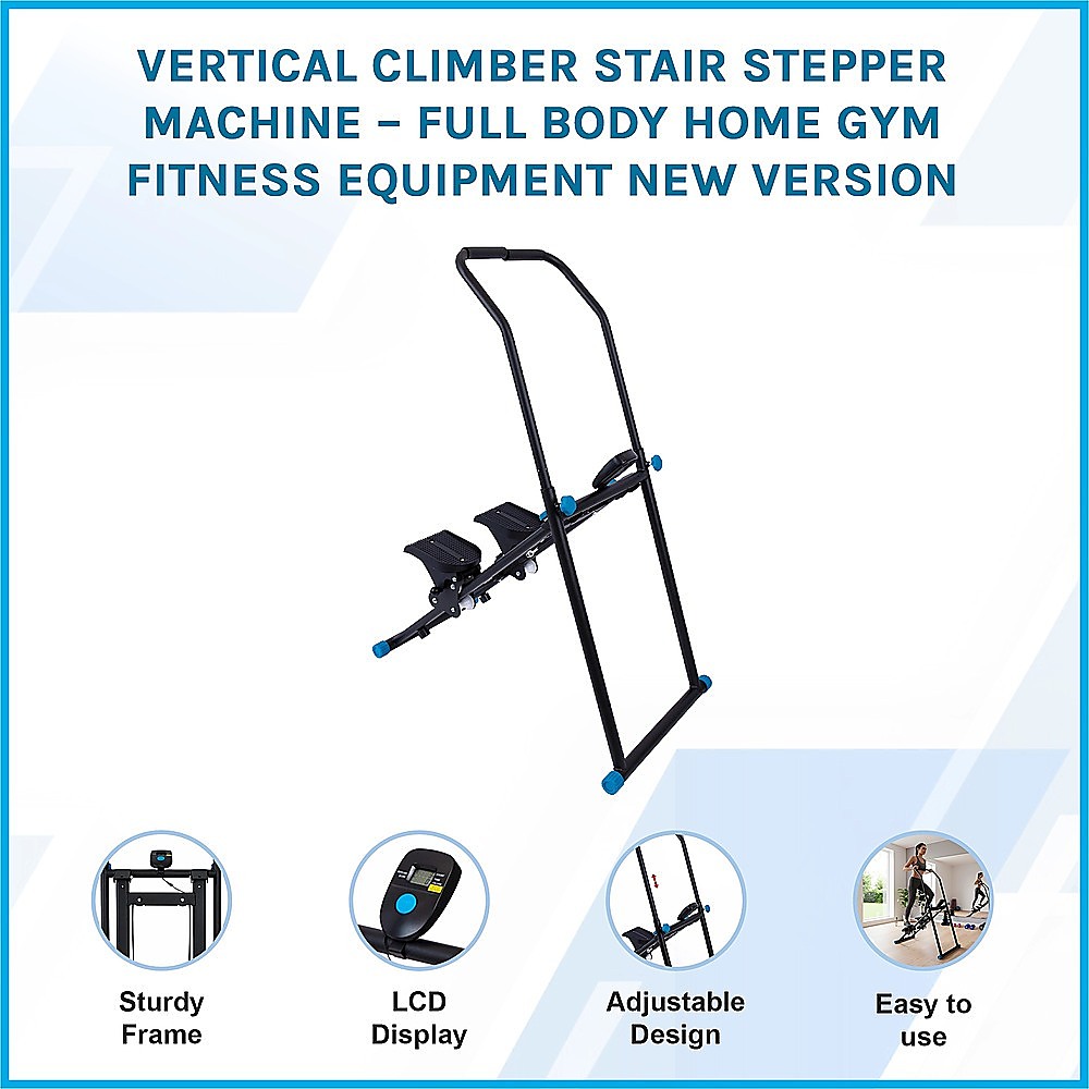 Vertical Climber Stair Stepper Machine – Full Body Home Gym Fitness Equipment NEW VERSION - Image 4