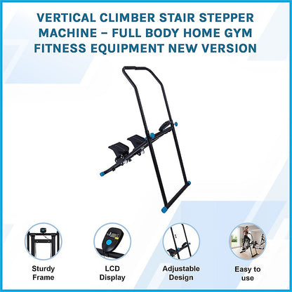 Vertical Climber Stair Stepper Machine – Full Body Home Gym Fitness Equipment NEW VERSION - Image 4