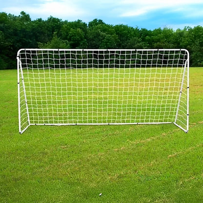 3.6m x 1.8m Portable Soccer Goal Net Steel Post Frame Backyard Football Training Set - Image 3