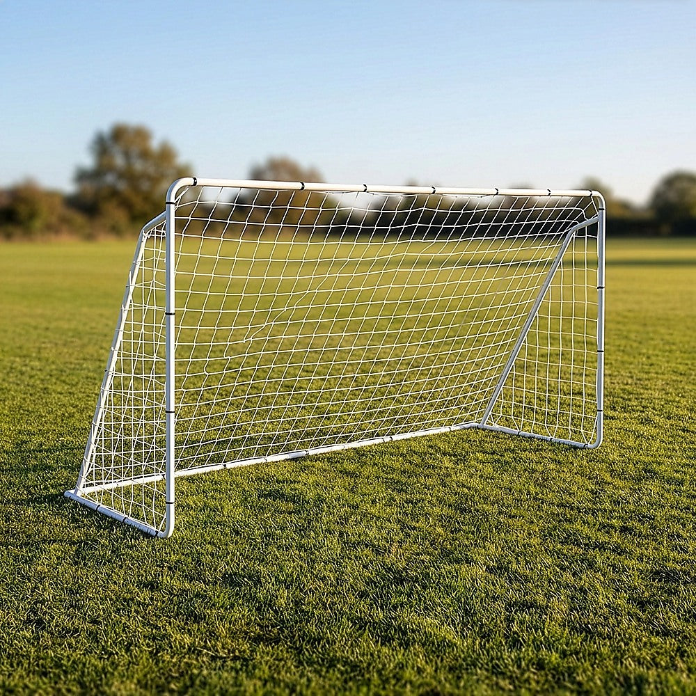 3.6m x 1.8m Portable Soccer Goal Net Steel Post Frame Backyard Football Training Set - Image 7