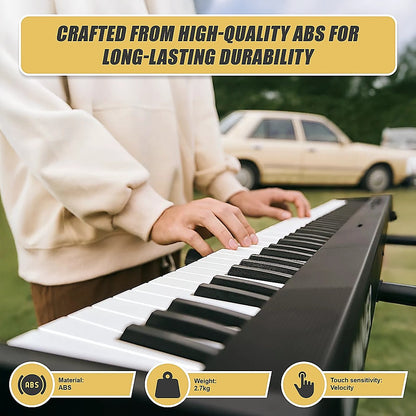 Folding Digital Piano 88 Key Velocity-Sensitive + Carry Case Pedal - Image 3