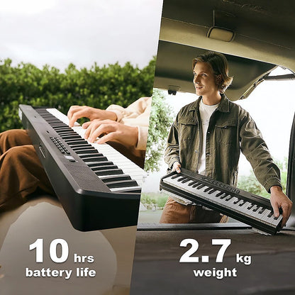 Folding Digital Piano 88 Key Velocity-Sensitive + Carry Case Pedal - Image 4