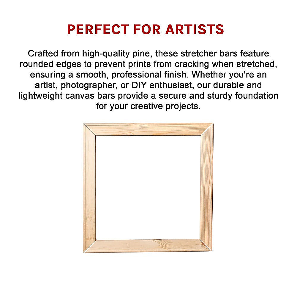 50x Canvas Stretcher Bars Frames Pine Wood - Image 6