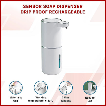 Sensor Soap Dispenser Drip Proof Rechargeable - Image 3