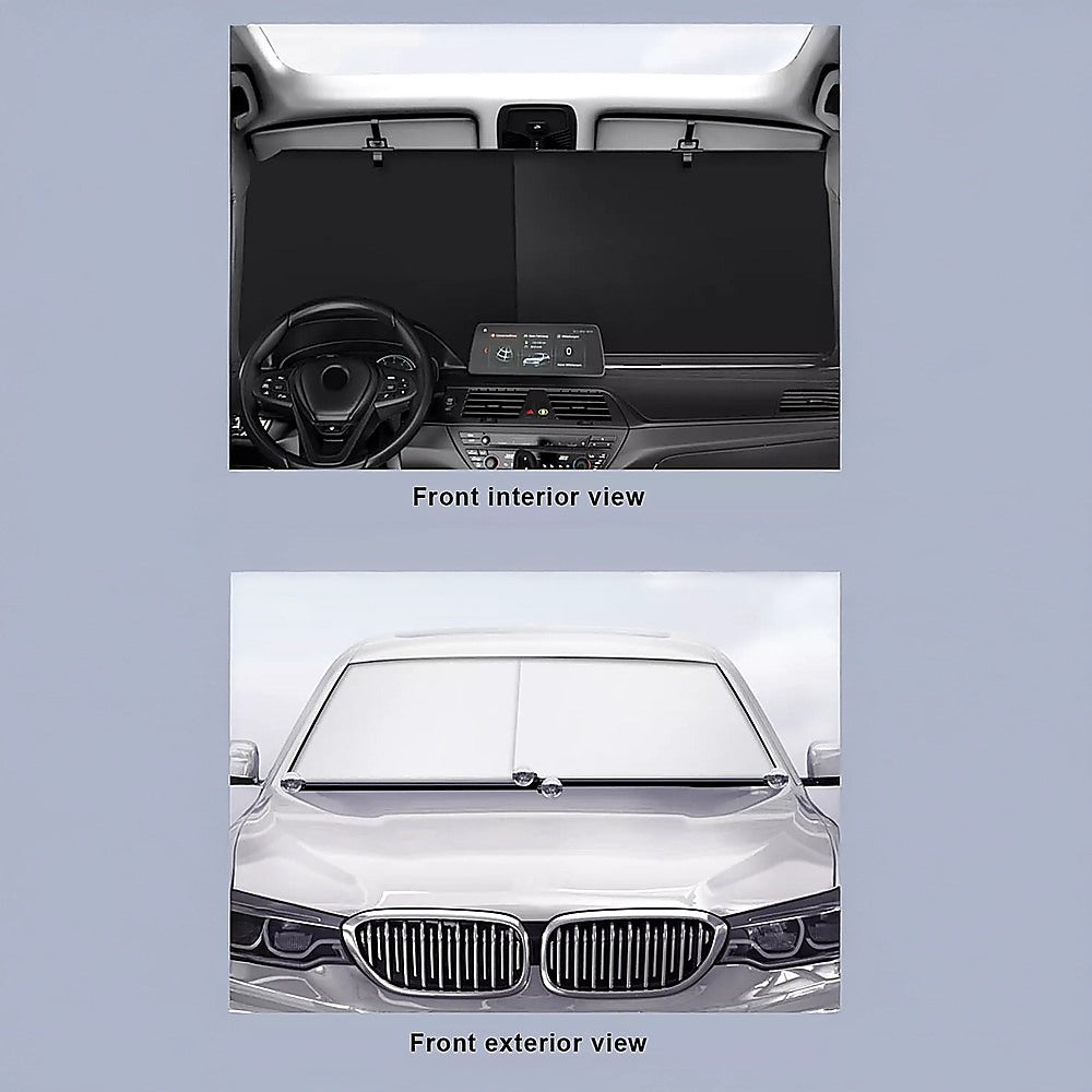 Retractable Sunshade for Car Windshield – UV Protection Window Cover - Image 4