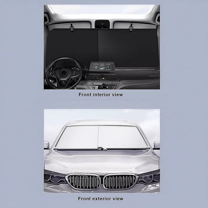 Retractable Sunshade for Car Windshield – UV Protection Window Cover - Image 4