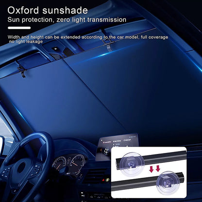 Retractable Sunshade for Car Windshield – UV Protection Window Cover - Image 5