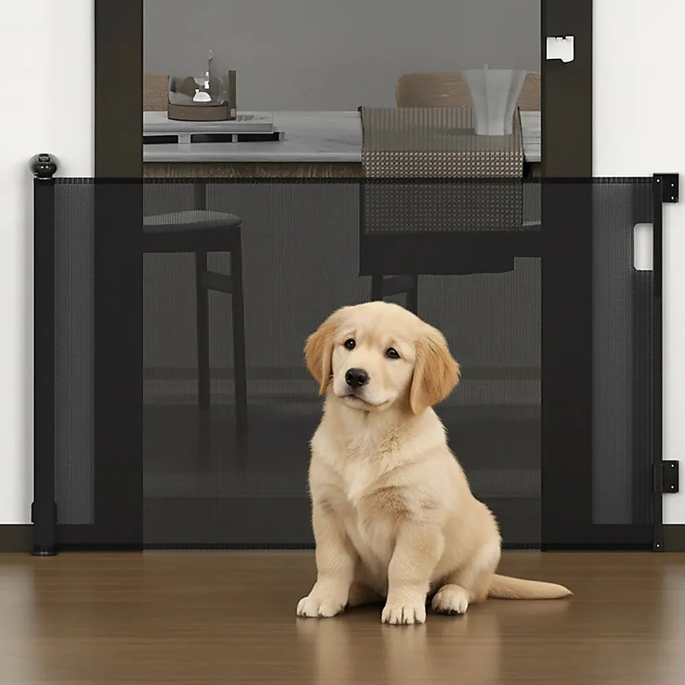Retractable Baby Safety Fence Pet Stair Gate Barrier for Kids Dog Cat 3M - Image 2
