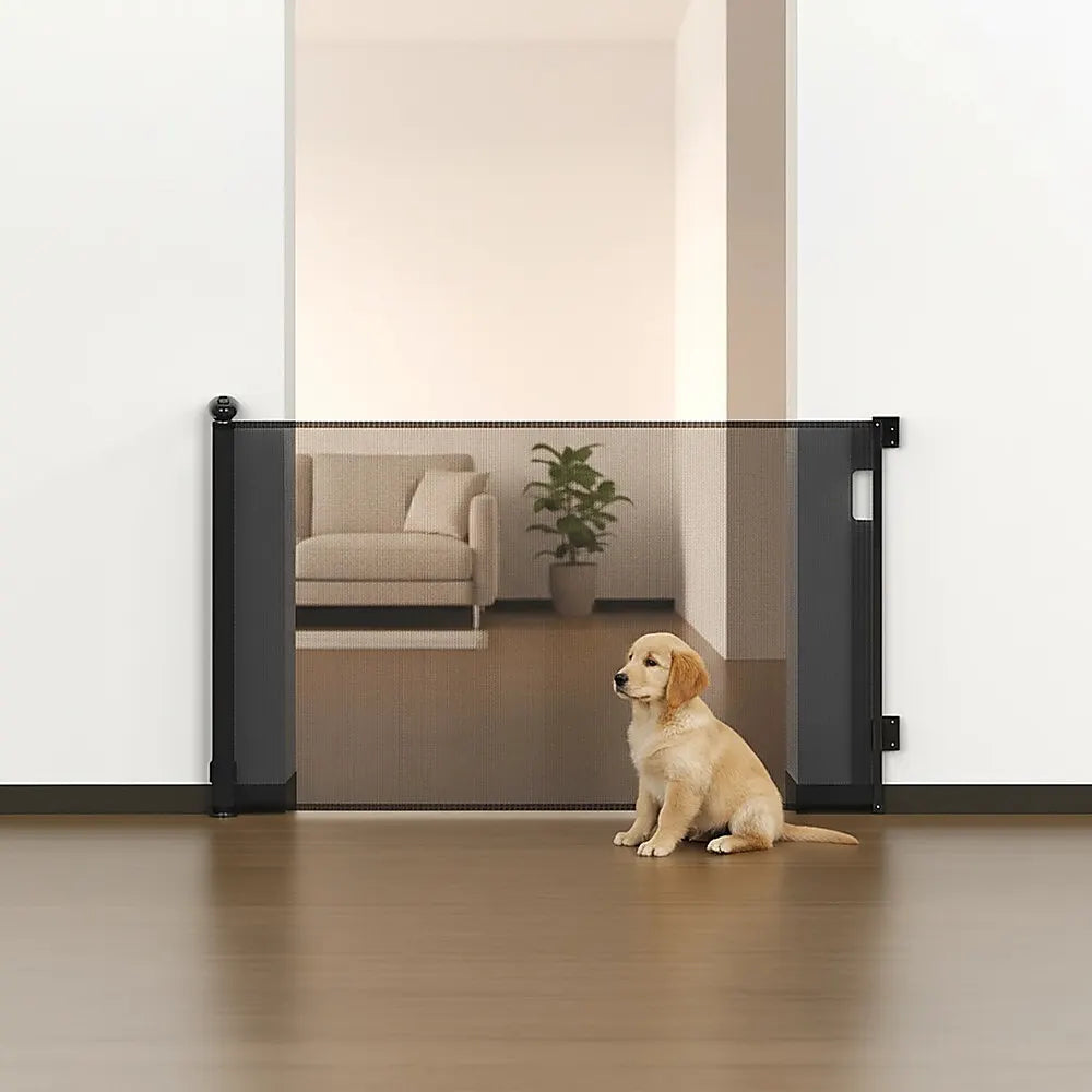 Retractable Baby Safety Fence Pet Stair Gate Barrier for Kids Dog Cat 3M - Image 4