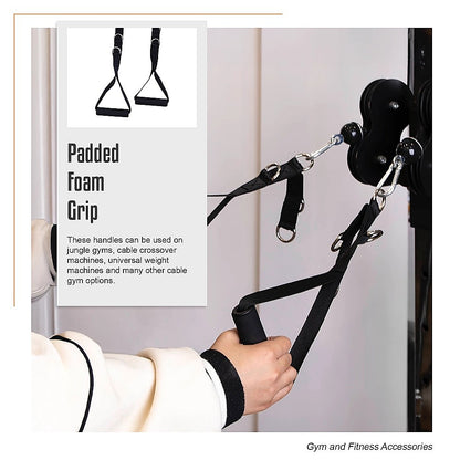 2 x Universal Foam Handle Exercise Machine Attachments - Image 9