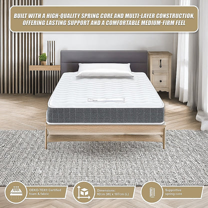 Single Memory Foam Mattress – OEKO-TEX® Textile & CertiPUR-US® Certified Foam - Image 7