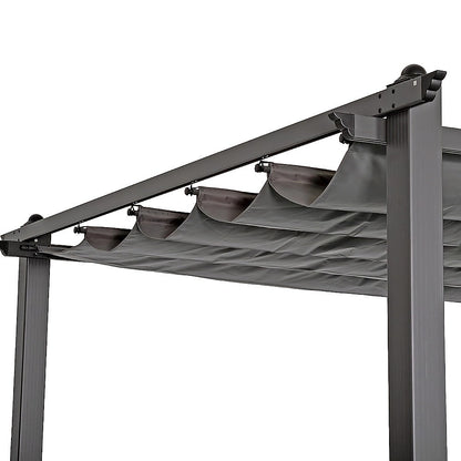 3x4M Aluminium Pergola Marquee with Retractable Roof – Garden Canopy - Image 4