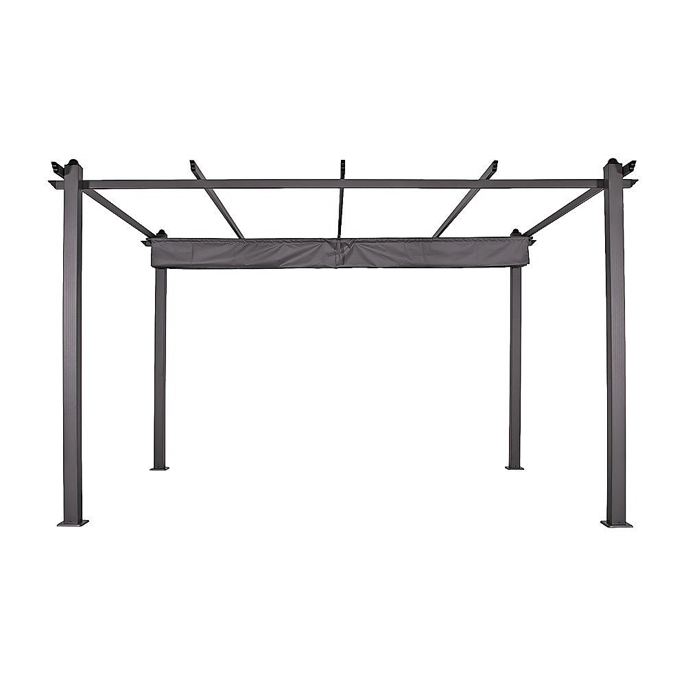 3x4M Aluminium Pergola Marquee with Retractable Roof – Garden Canopy - Image 6
