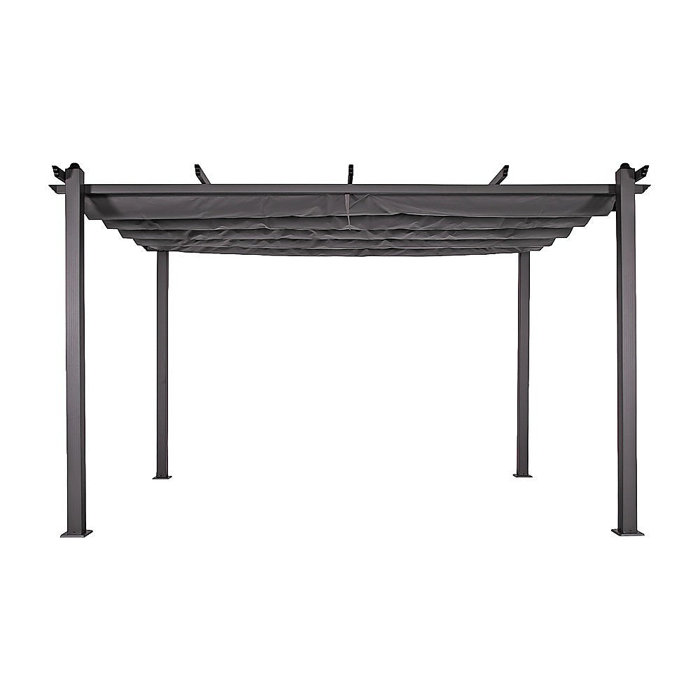 3x4M Aluminium Pergola Marquee with Retractable Roof – Garden Canopy - Image 8