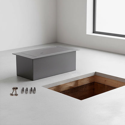 Underfloor Concealed Safe with Key – Heavy Duty Hidden Floor Security Box - Image 2