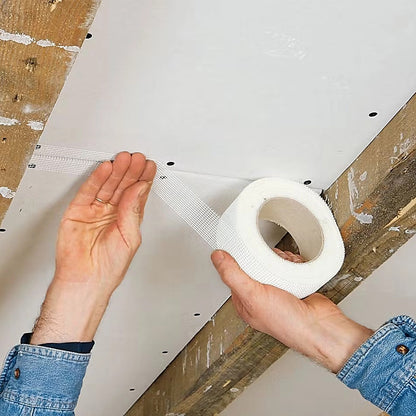 24-Pack Fibreglass Plasterboard Joint Tapes – 50mm x 90m Self-Adhesive Drywall Mesh Rolls - Image 5