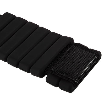 2-Piece Ankle & Wrist Weights – 1kg Pair Adjustable Workout Bangles (Black) - Image 4