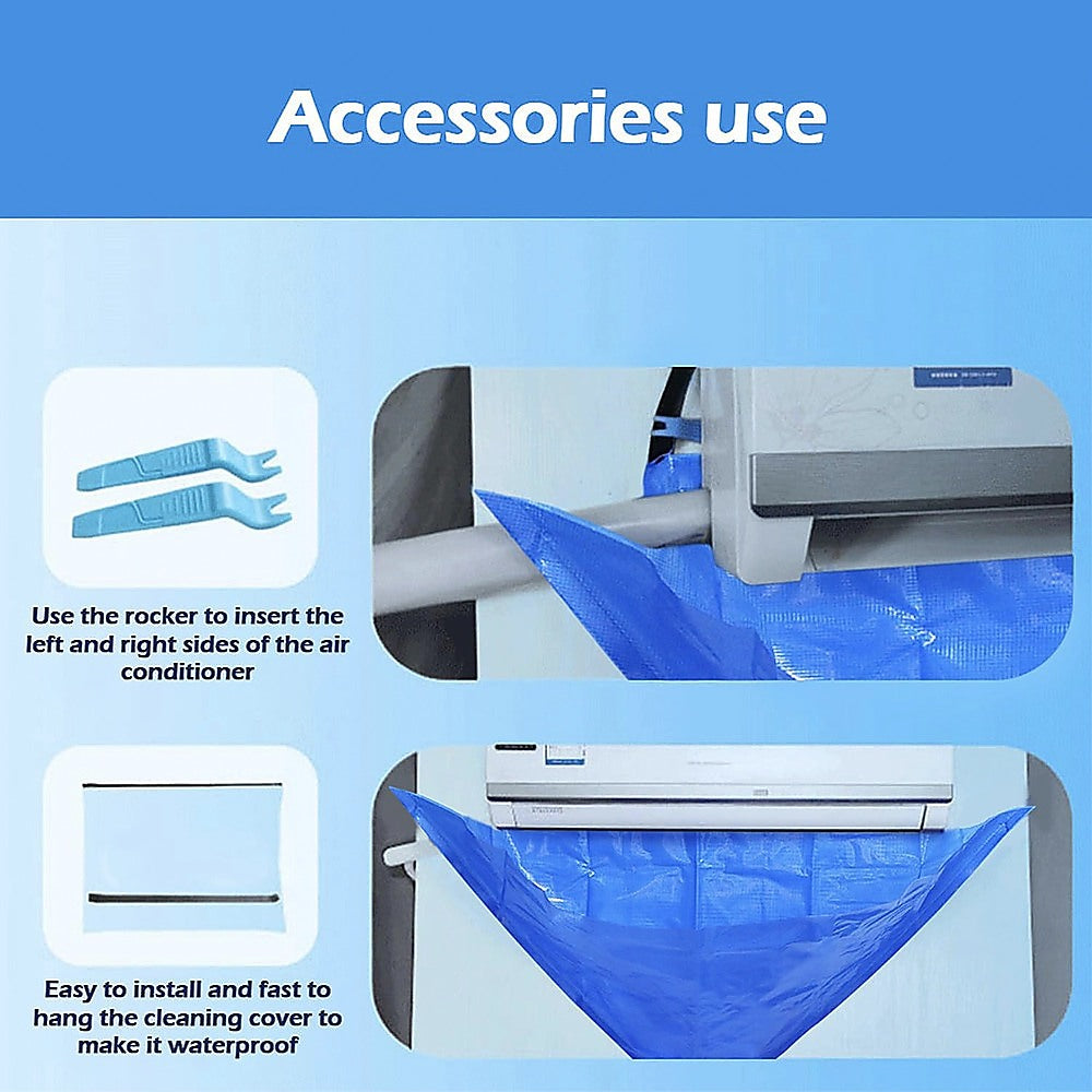 Waterproof AC Cleaning Cover Bag Kit – Leakproof Wash Bag for Wall Units - Image 6