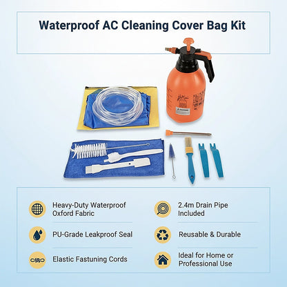 Waterproof AC Cleaning Cover Bag Kit – Leakproof Wash Bag for Wall Units - Image 9
