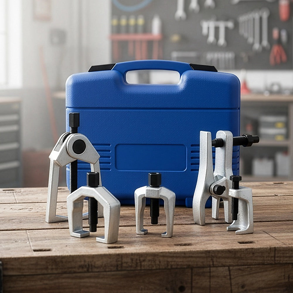 6pc Heavy Duty Ball Joint & Tie Rod Tool Kit – Pitman Arm Puller Remover Set - Image 5