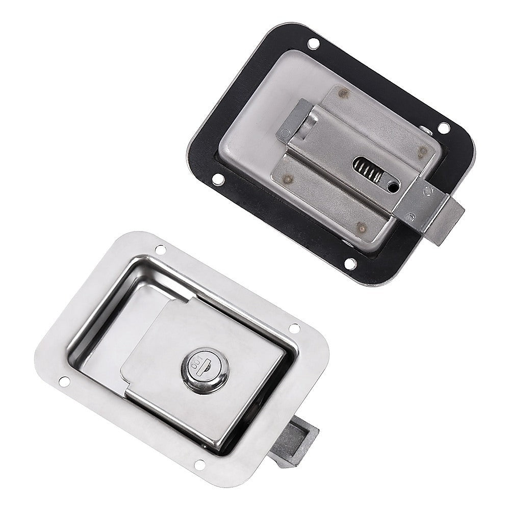 4 x Toolbox Lock Steel Paddle Handles – Heavy Duty Trailer Door Latch Set for Ute & Tool Cabinets - Image 7