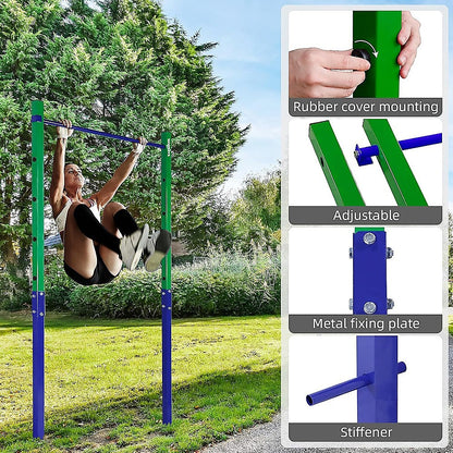Single Outdoor Pull-Up Bar – Height Adjustable Gymnastics & Fitness Bar - Image 6