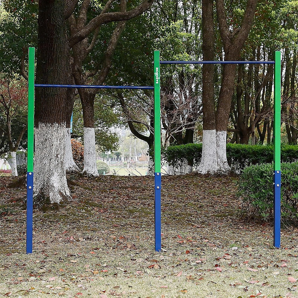 Double Outdoor Pull-Up Bar – Height Adjustable Gymnastics & Fitness Bar - Image 2
