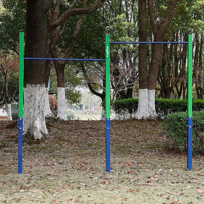 Double Outdoor Pull-Up Bar – Height Adjustable Gymnastics & Fitness Bar - Image 2