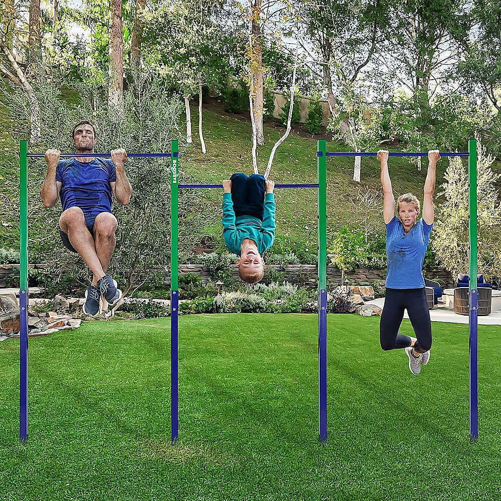 Triple Outdoor Pull-Up Bar – Height Adjustable Gymnastics & Fitness Bar - Image 2