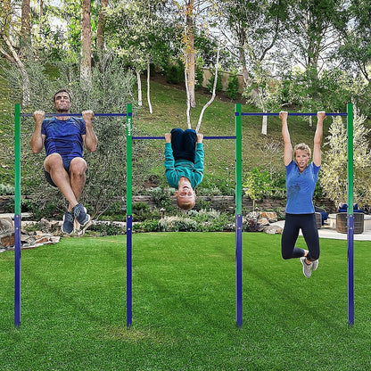 Triple Outdoor Pull-Up Bar – Height Adjustable Gymnastics & Fitness Bar - Image 2