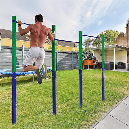 Triple Outdoor Pull-Up Bar – Height Adjustable Gymnastics & Fitness Bar - Image 5
