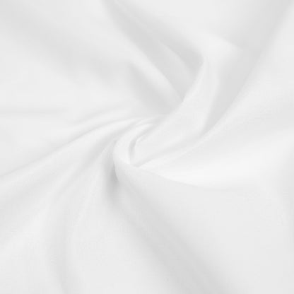 Queen Bed Sheet Set – 1800 Series Microfiber, Deep Pocket, Soft & Breathable, White - Image 3