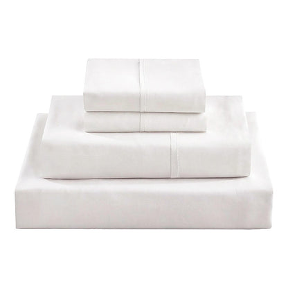 Queen Bed Sheet Set – 1800 Series Microfiber, Deep Pocket, Soft & Breathable, White - Image 5