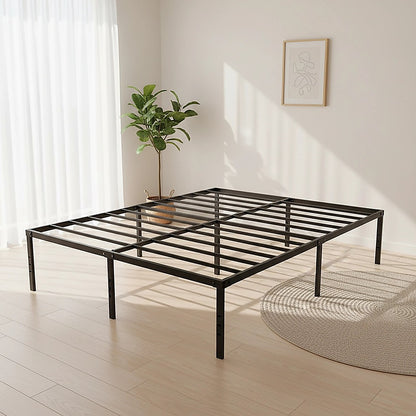 Queen Metal Bed Frame 45cm High – Full Steel Base Platform - Image 2