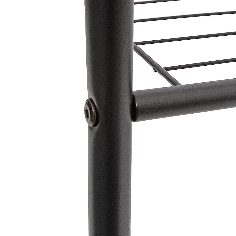 Double Clothes Rack Metal Garment Rail 80x154cm – Heavy Duty Hanging Shelf Storage - Image 7