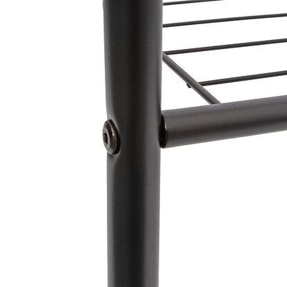 Double Clothes Rack Metal Garment Rail 80x154cm – Heavy Duty Hanging Shelf Storage - Image 7