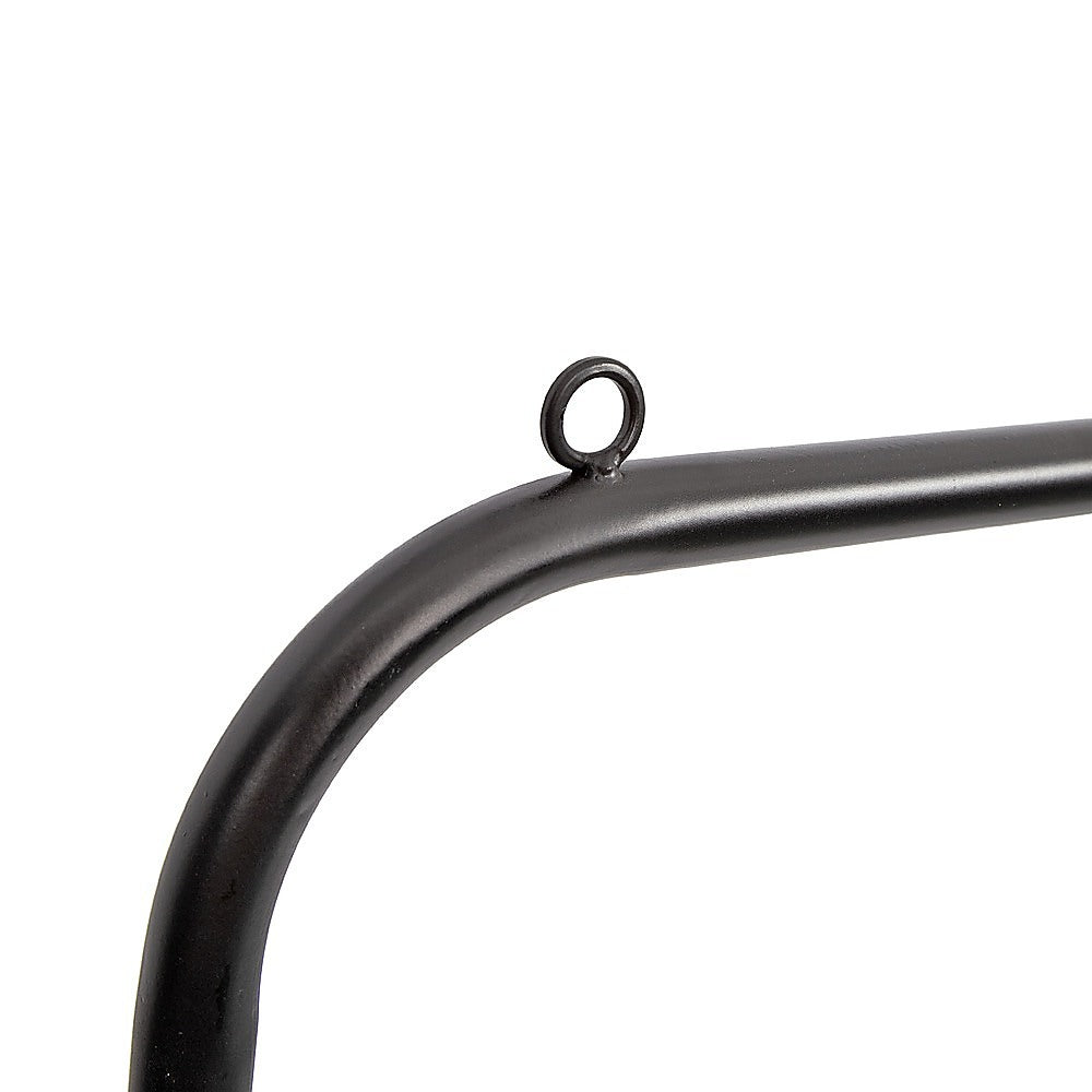 Double Clothes Rack Metal Garment Rail 80x154cm – Heavy Duty Hanging Shelf Storage - Image 8