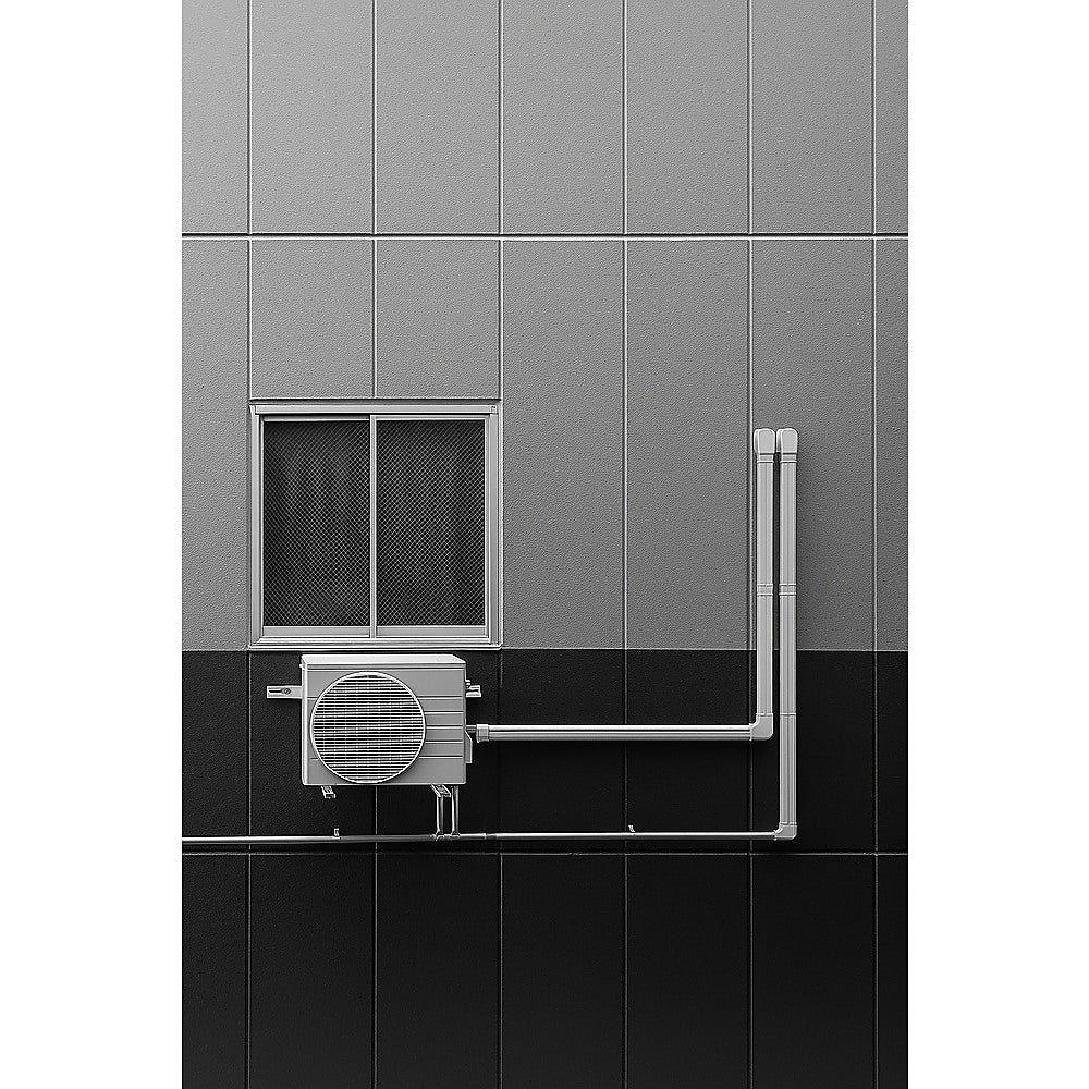 4.8m Mini Split AC Line Set Cover Kit – PVC Duct for Central Air Conditioner - Image 3