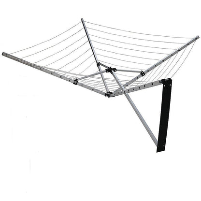 26m Folding Dryer for Laundry & Washing - Wall Mounted 5 Arm Clothes Airer - Image 4